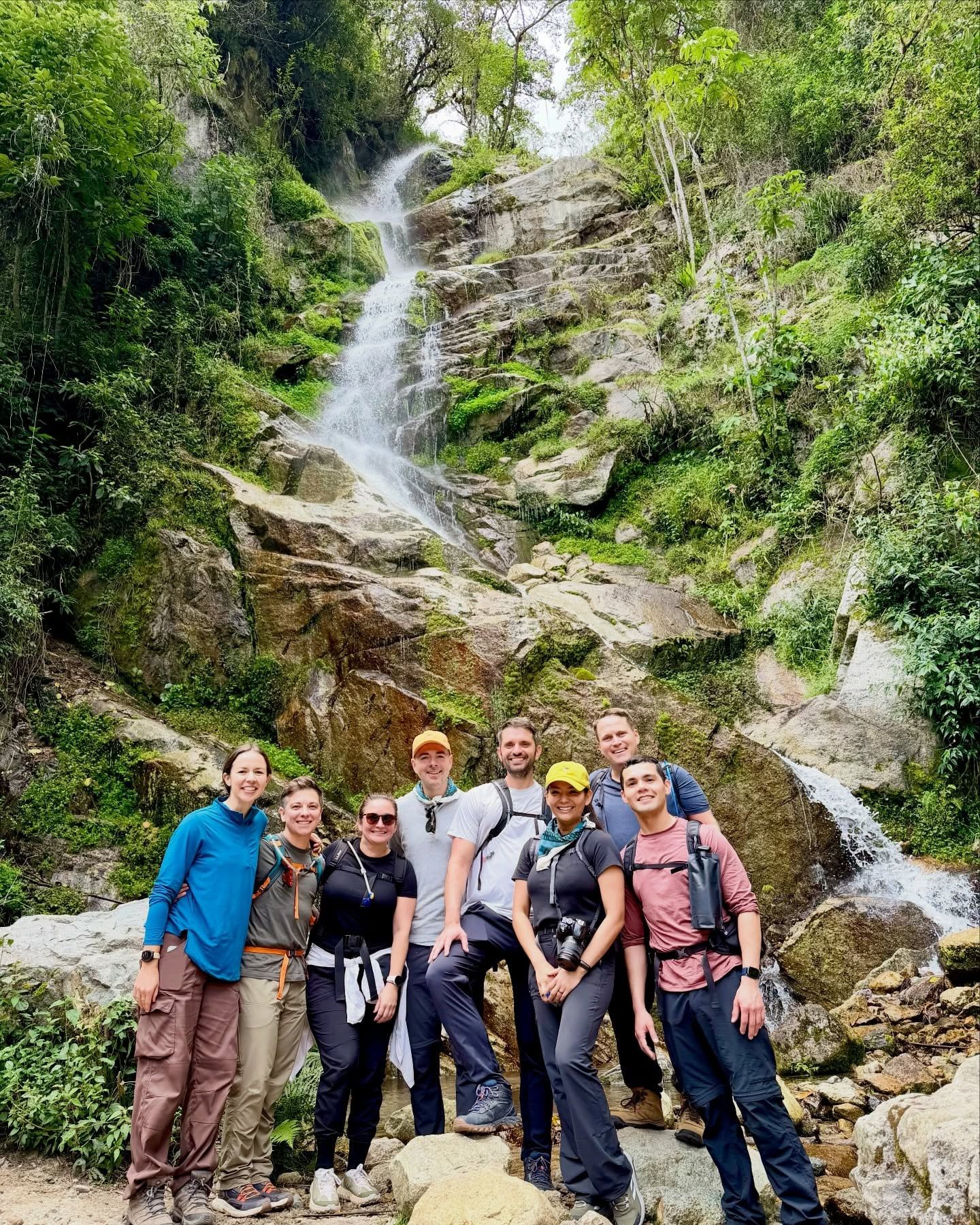 Foto de un visitante del tour por Camino Inca